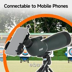 Telescopio De Observación 20-60x80 Con Adaptador Para Teléfono Y Trípode, HD NEW