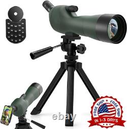 Telescopio de observación con ángulo de 45 grados 20-60x60AE con trípode NEW US