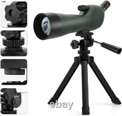 Telescopio de observación con ángulo de 45 grados 20-60x60AE con trípode NEW US