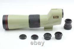 Top MINT witheyepiece x3 Nikon Field Scope ED D=60 p 20x 40x 60x From JAPAN