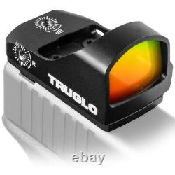 TruGlo Tru-Tec Micro Green-Dot 3 MOA Weaver Hunting Tactical Weapon Sight, Black