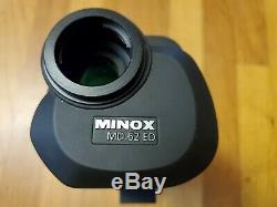 USED Minox MD 62 ED spotting scope with 20-45 zoom eyepiece & 22 WA eyepiece