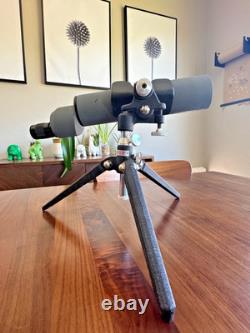 Unertl 32x Eyepiece 24x63 Spotting Scope #3-160 Freeland Tripod Field Box Notes