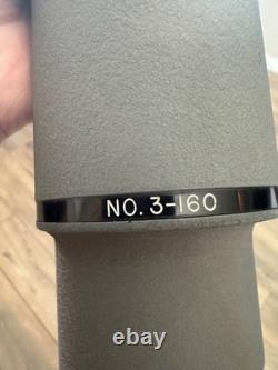 Unertl 32x Eyepiece 24x63 Spotting Scope #3-160 Freeland Tripod Field Box Notes