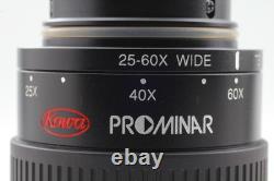Unused in Box Kowa TSN-774 Prominar Spotting Scope 25-60x Wide Zoom From Japan