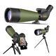 Updated 20-60x80 Spotting Scope with Tripod and Carrying Bag and Smartphone