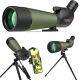 Updated 20-60x80 Spotting Scopes with Tripod, Carrying Bag and Quick Phone Ho