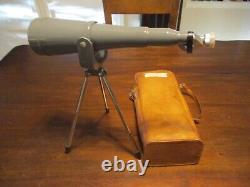 VINTAGE Lafayette spotting scope with tripod and leather case 30 x 60 mm Japan