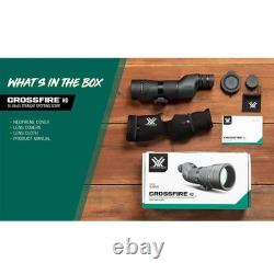 VORTEX Crossfire HD 16-48x65 Straight Spotting Scope (CF-65S)