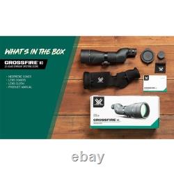 VORTEX Crossfire HD 20-60x80 Straight Spotting Scope (CF-80S)