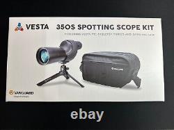 Vanguard 12-45x50mm VESTA 350S Waterproof Straight Spotting Scope Kit