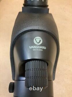 Vanguard Vesta 560A 15-45x60 Angled Spotting Scope Kit With Tripod In Case-Black