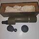 Vintage 1940s Bausch & Lomb Spotting Scope, Tags & B&L Letter From 1951