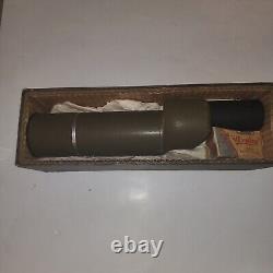 Vintage 1940s Bausch & Lomb Spotting Scope, Tags & B&L Letter From 1951