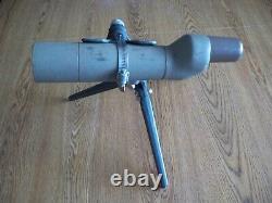 Vintage A Freeland Spotting Scope Stand With Bushnell 20x Sentry Spotting Scope