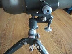 Vintage A Freeland Spotting Scope Stand With Bushnell 20x Sentry Spotting Scope