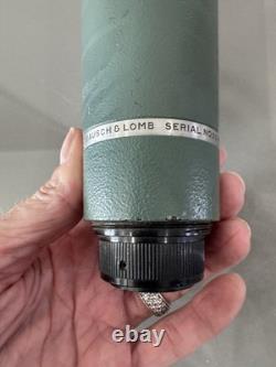Vintage BAUSCH & LOMB BALSCOPE Zoom 60mm SPOTTING SCOPE 15X-60X