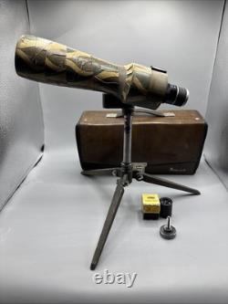 Vintage BUSHNELL SPACEMASTER II 60mm Tactical Hunt SPOTTING SCOPE 20X 30X 45X