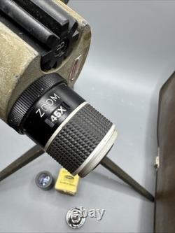 Vintage BUSHNELL SPACEMASTER II 60mm Tactical Hunt SPOTTING SCOPE 20X 30X 45X