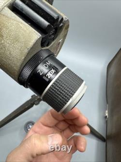 Vintage BUSHNELL SPACEMASTER II 60mm Tactical Hunt SPOTTING SCOPE 20X 30X 45X