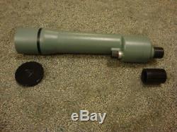 Vintage Bausch & Lomb 20X Hunting Metal SPOTTING SCOPE With Hard Case #3208 LG