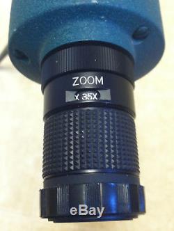 Vintage Bausch Lomb Balscope 60mm 15x to 45x Zoom Spotting Scope with Tripod