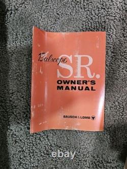 Vintage Bausch & Lomb Balscope Sr. Telescope From 1960's With Original Manual, Box