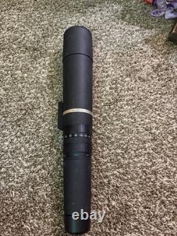 Vintage Bausch & Lomb Discoverer 15-60x 60mm Zoom Spotting Scope Multi-Coated