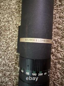Vintage Bausch & Lomb Discoverer 15-60x 60mm Zoom Spotting Scope Multi-Coated