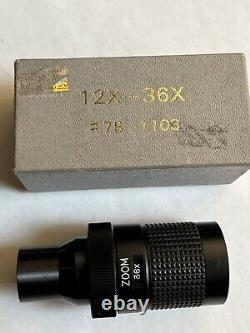 Vintage Bushnell 12x-36x Zoom Eyepiece for spotting scope 78-1103 made in Japan