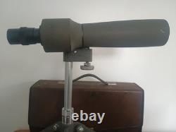 Vintage Bushnell 20X50 Sentry II Spotting Scope With Stand, Case And Accessories