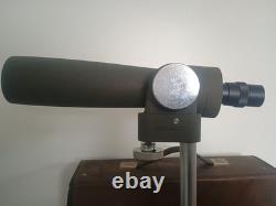Vintage Bushnell 20X50 Sentry II Spotting Scope With Stand, Case And Accessories