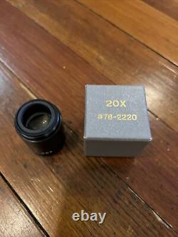 Vintage Bushnell 20x Eyepiece For Spotting Scope, #78-2220, Used With Box