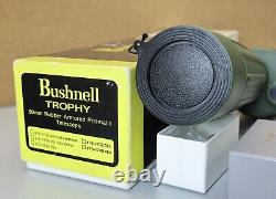 Vintage Bushnell Japan Trophy 50mm Green Rubber Armored Prismatic Spotting Scope