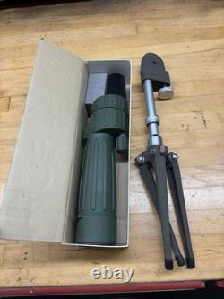 Vintage Bushnell Trophy 50mm Spotting Scope 48X Made in Japan with Tripod & Box