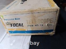 Vintage Focal Spotting Scope Telescope 20x60x60mm Zoom Jaoan S. S. Kresge Green