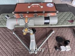 Vintage Freeland Range Box, Freeland Bipod, Bushnell Spacemaster 25-40x Scope