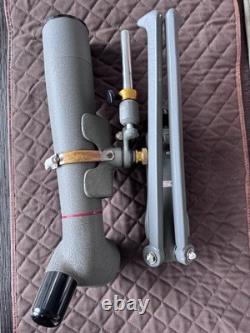 Vintage Freeland Range Box, Freeland Bipod, Bushnell Spacemaster 25-40x Scope Vintage Freeland Range Box, Freeland Bipod, Bushnell Spacemaster 25-40x Scope