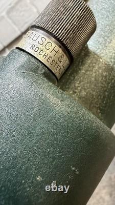 Vintage I Bauche & Lomb Vg&Lomb 20x Spotting Scope with Freeland Bipod
