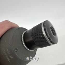 Vintage J Unertl 20x54 Spotting Scope No. U-003 Grey