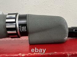 Vintage Jana Coated Japanese 15-50 x 60 Spotting Scope Tripod And Box