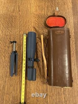Vintage Japanese 15, 30, 40 x 60 MonoScope + Tripod & Leather Case Made In Japan