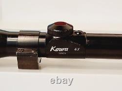 Vintage Kowa 4X Command Post Reticle Rifle Scope Made in Japan