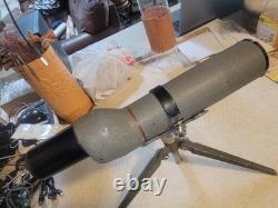 Vintage Kowa Spotting Scope 20X 50mm with Tripod, Carry Case, and Lens Caps