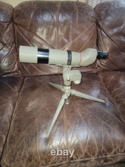 Vintage Kowa Spotting Scope 20X 50mm with Tripod, Carry Case, and Lens Caps