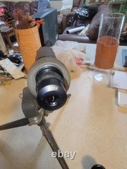 Vintage Kowa Spotting Scope 20X 50mm with Tripod, Carry Case, and Lens Caps