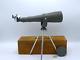 Vintage Mayflower Green Spotting Scope Telescope withBox Japan 30 x 60mm