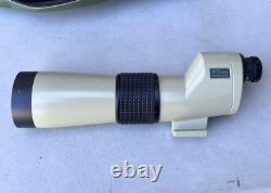 Vintage Nikon Spotting Scope D=60 with 20x & 40x Eyepiece & Leather Case + Box