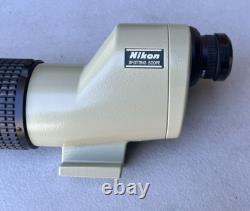 Vintage Nikon Spotting Scope D=60 with 20x & 40x Eyepiece & Leather Case + Box