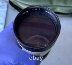 Vintage Nikon Spotting Scope D=60 with 20x & 40x Eyepiece & Leather Case + Box